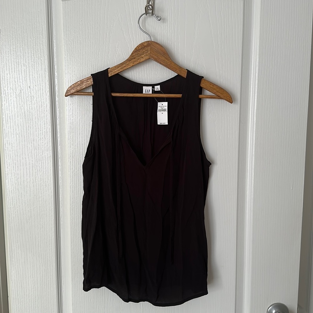 Gap Zen Tie Tank, true black, medium